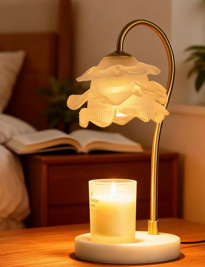 Candle Warmer Lamp with Timer, Dimmable Candle Warmer for Jar Candles, Wax Melts Warmer, Mothers Day Gifts for Women Mom, House Warming Gifts for Friends New Home