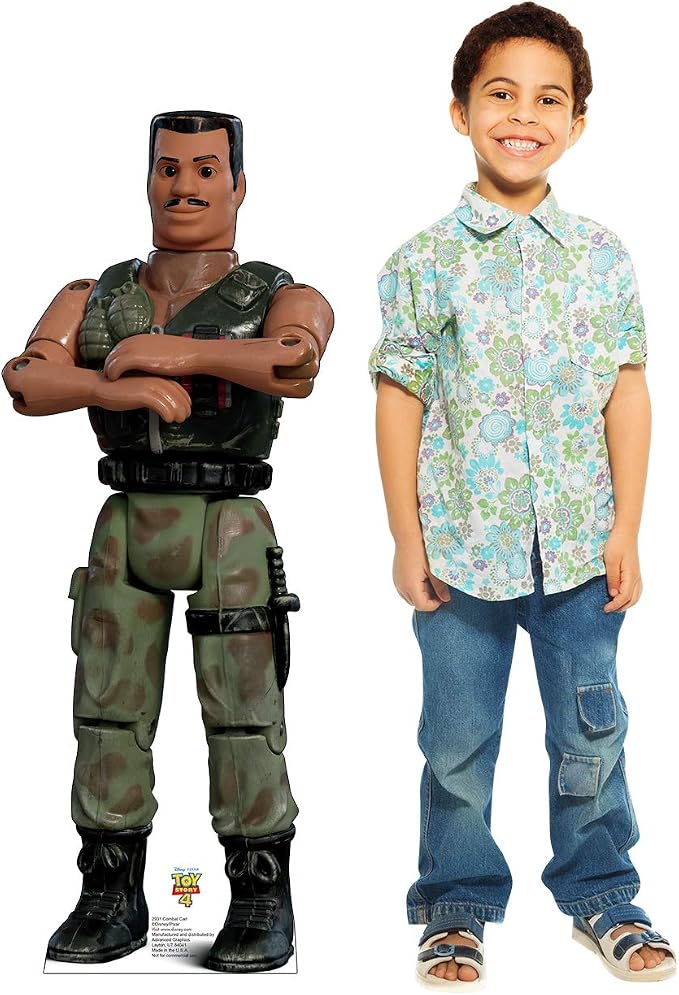 Cardboard People Combat Carl Life Size Cardboard Cutout Standup - Disney Pixar Toy Story 4 (2019 Film)
