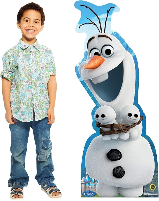 Cardboard People Olaf Hugging Snowgies Life Size Cardboard Cutout Standup - Disney's Frozen Fever (2015 Short Film)