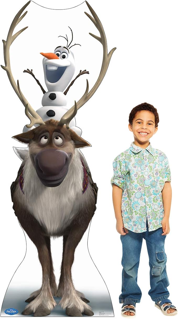 Cardboard People Sven & Olaf Life Size Cardboard Cutout Standup - Disney's Frozen (2013 Film)