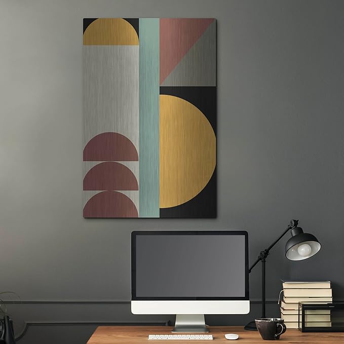 'Abstract Geometric 3' by Gary Williams, Metal Wall Art, 24"x36"