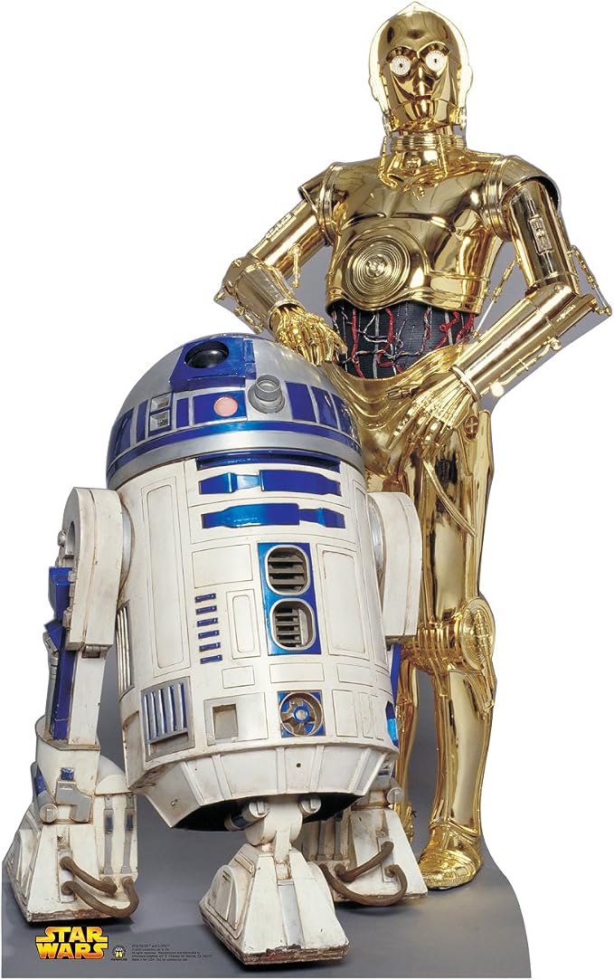 Cardboard People R2-D2 & C-3PO Life Size Cardboard Cutout Standup - Star Wars Classics (IV - VI)