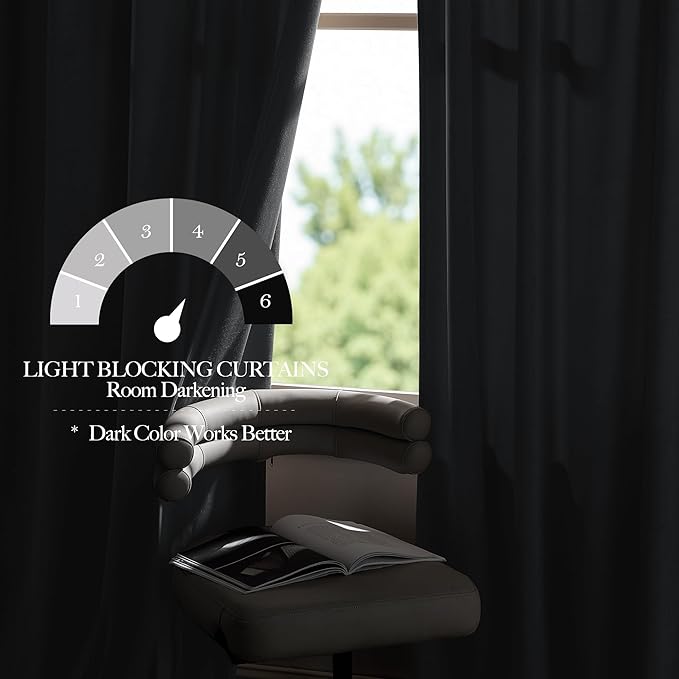 NICETOWN Living Room Grey Velvet Curtains, Sound and Sunlight Reducing Heavy Matt Rod Pocket Drapes/Panels for High Celling Wall (2 Panel Per Pack, 102 inches Long)