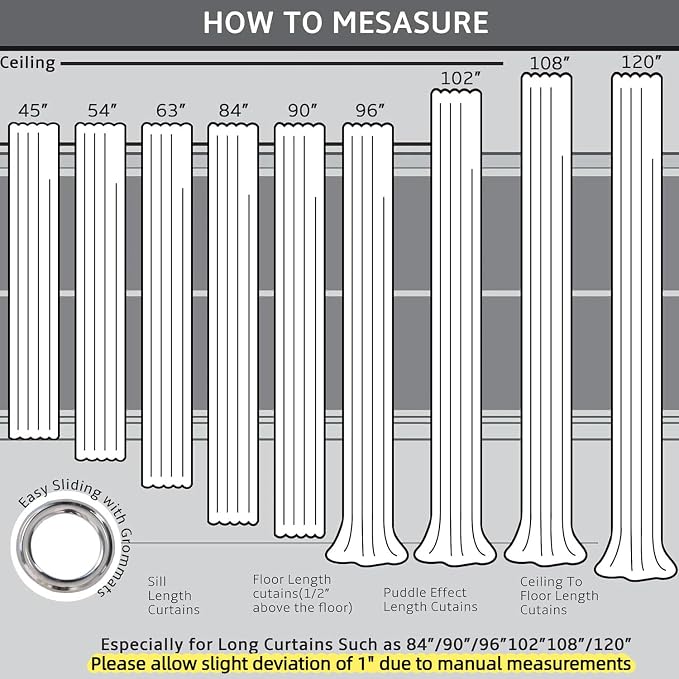 Jowels Beige Linen Blackout Curtains 90 Length 2 Panels Set for Living Room Bedroom, 100% Black Out Thermal Insulated Linen Drapes, Room Darkening Grommet Curtains 90 Inches Long