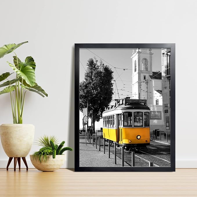 LaVie Home 24x32 Picture Frame Black, Puzzles Frame for Wall Decoration, Classic Black Minimalist Style Suitable for Decorating Houses, Offices, Hotels, Puzzles Posters Photos or Artwork（1 Pack）