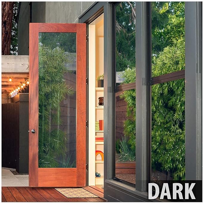 BDF PRBL Window Film Premium Color High Heat Control and Daytime Privacy Blue Outside, Silver Inside - 48in X 24ft