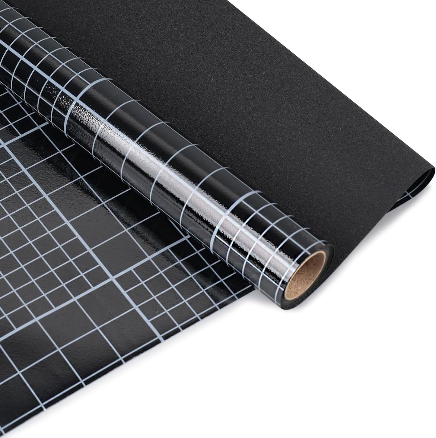 HIDBEA Blackout Window Film,100% Light Blocking Room Darkening Window Privacy Film,Frosted Glass Window Film Heat Control, Removable Window Cover Tint for Day Sleep (Black,17.3in x 13.1ft)