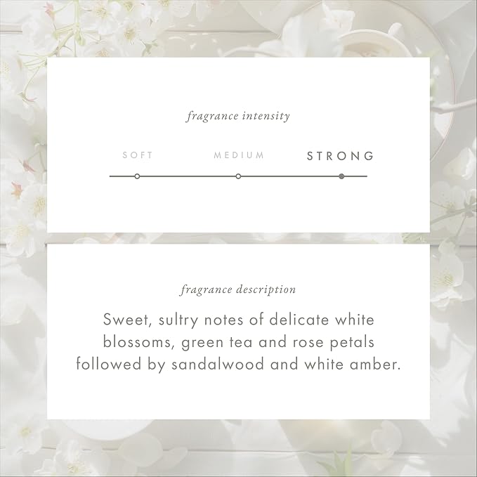 ScentAir Whisper Essential Monthly Plug-in Refill, White Blossom Tea | Fragrance Diffuser Cartridge Refill for Home and Office