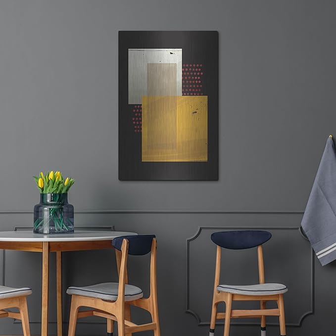 'Abstract Geometric 19' by Gary Williams, Metal Wall Art, 24"x36"