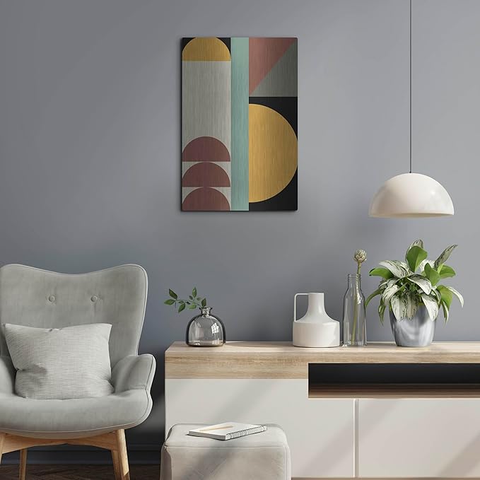 'Abstract Geometric 3' by Gary Williams, Metal Wall Art, 16"x24"