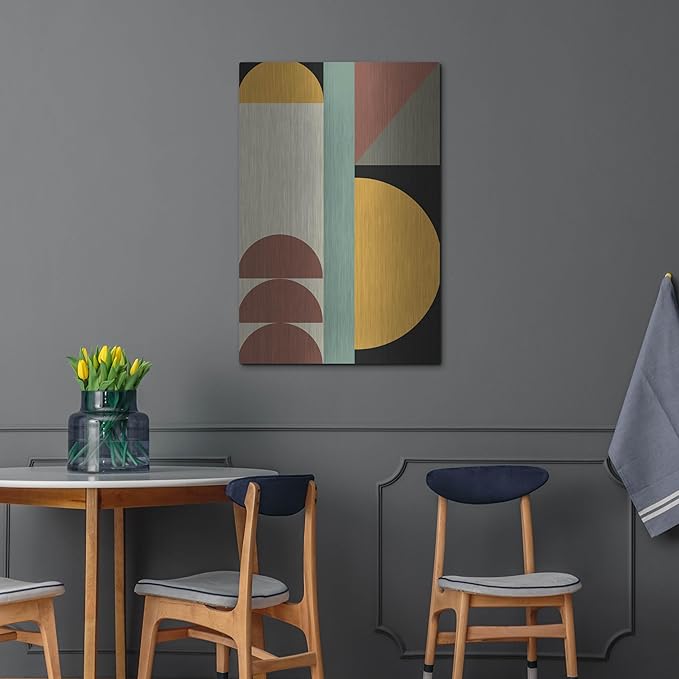 'Abstract Geometric 3' by Gary Williams, Metal Wall Art, 24"x36"