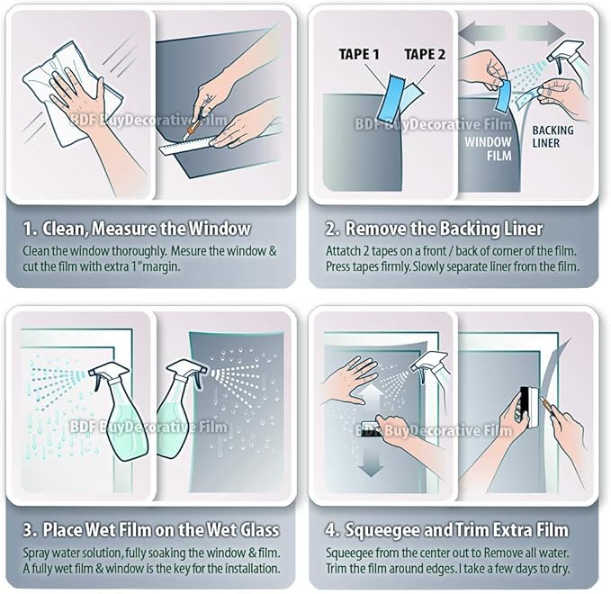 BDF S35 Window Film High Heat Rejection Reflective Silver 35 (Medium) - 48in X 100ft