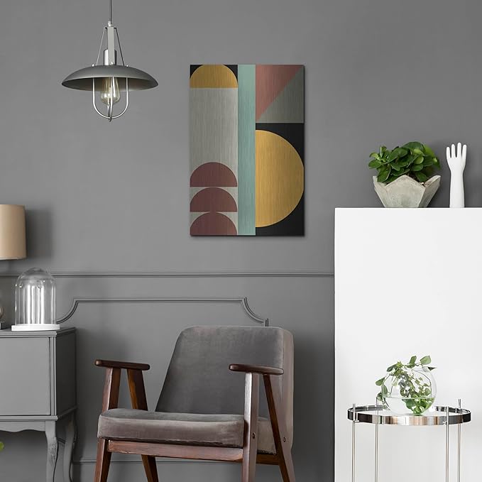 'Abstract Geometric 3' by Gary Williams, Metal Wall Art, 16"x24"