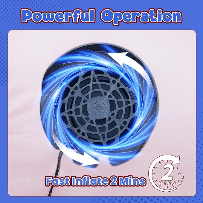 Popblow 6Ft Tall Large Inflatable Basketball Theme Party Decorations, Blow Up Basketball Sports Activities Supplies with Built-in 10 LED Light, Basket Ball Inflatable for Outdoor Yard