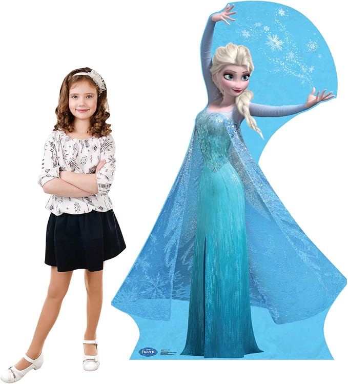 Cardboard People Snow Queen Elsa Life Size Cardboard Cutout Standup - Disney's Frozen (2013 Film)