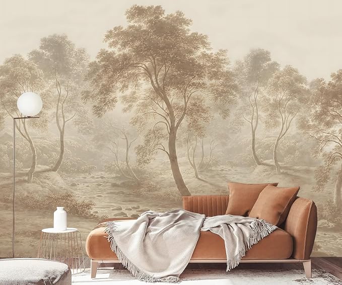 YQWDMX - Peel and Stick Vintage Forest Wallpaper Tropical Jungle murals for Bedroom ZY10 XL