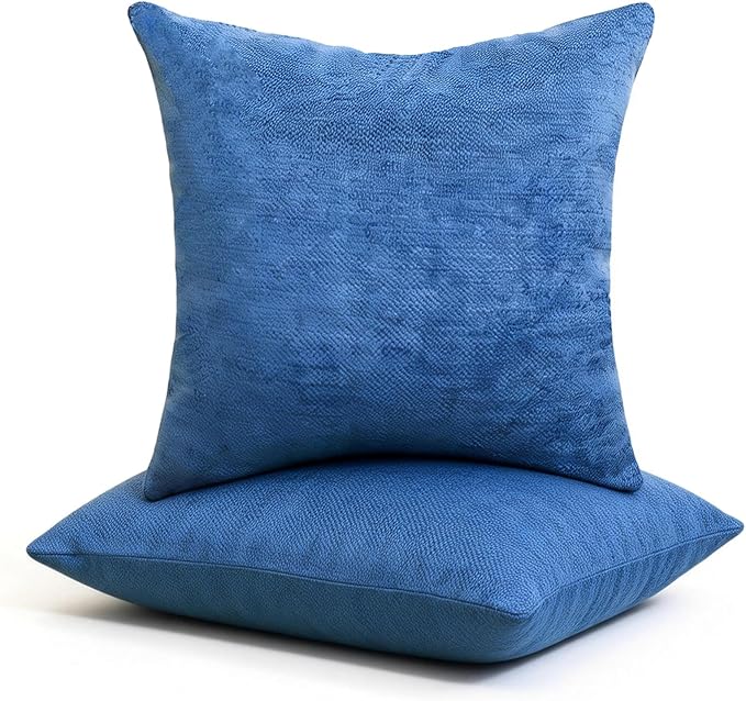Throw Pillow Set 18x18,Throw Pillows for Couch and Bed,Lumbar Pillow for Bed,Living Room Pillows Navy