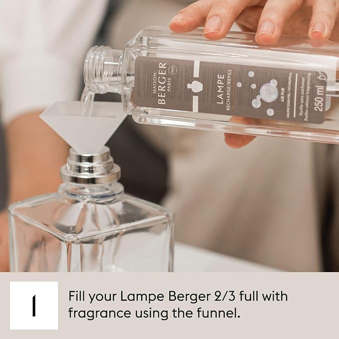 MAISON BERGER Lampe Berger Refill, 1 L, Vanilla Gourmet | Catalytic Lamp Fragrance Refill, Helps Neutralize Odors, ~160 h Fragrance Diffusion, Made in France