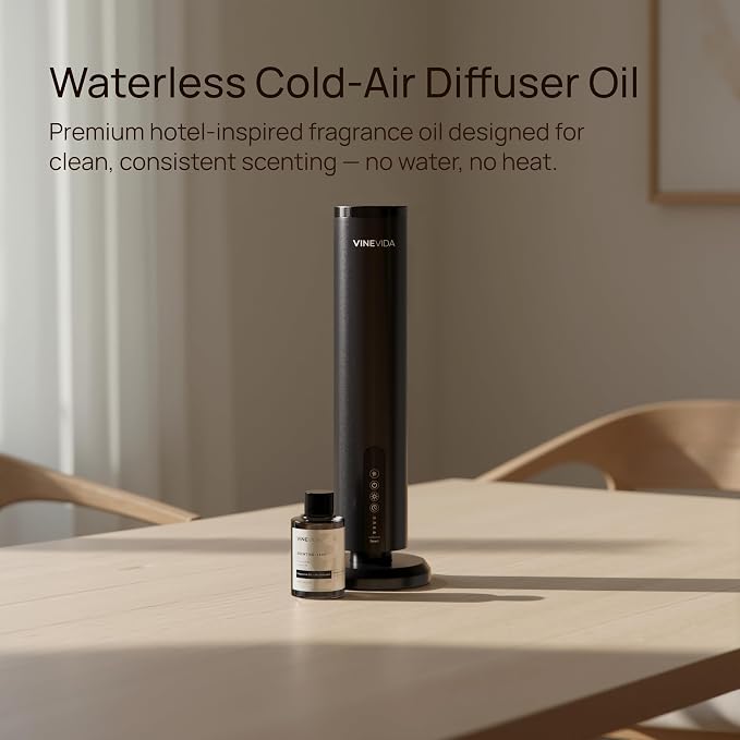 VINEVIDA (32oz) Hotel Diffuser Oil - Home Luxury Scents - Cold Air Diffuser Oil - Hotel Scent Essential Oil - Scent No.1001 Inspired by Ritz Carlton Hotel