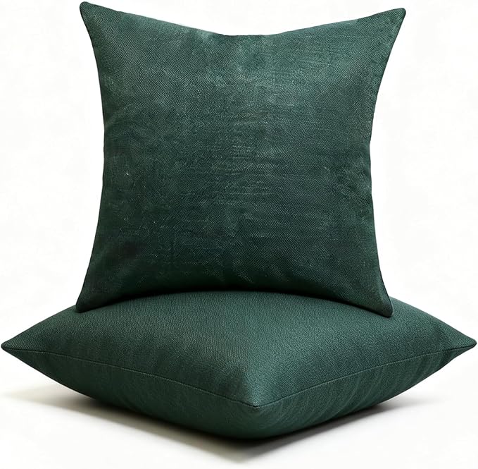 Throw Pillow for Bed,Outdoor Throw Pillows,Cute Throw Pillow,Dark Green Throw Pillows