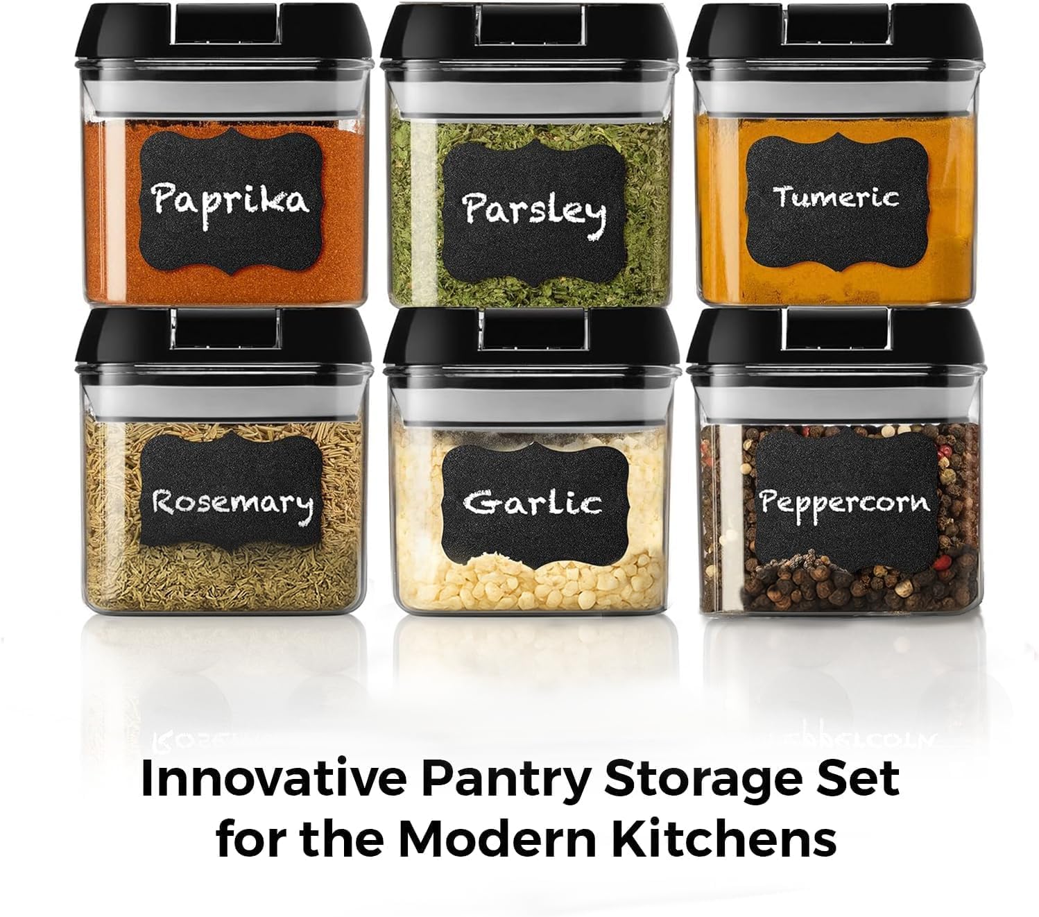 Shazo 6 PC Airtight Food Storage Containers - Thumbnail 2