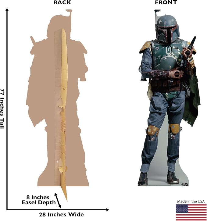 Cardboard People Boba Fett Life Size Cardboard Cutout Standup - Star Wars Classics (IV - VI)