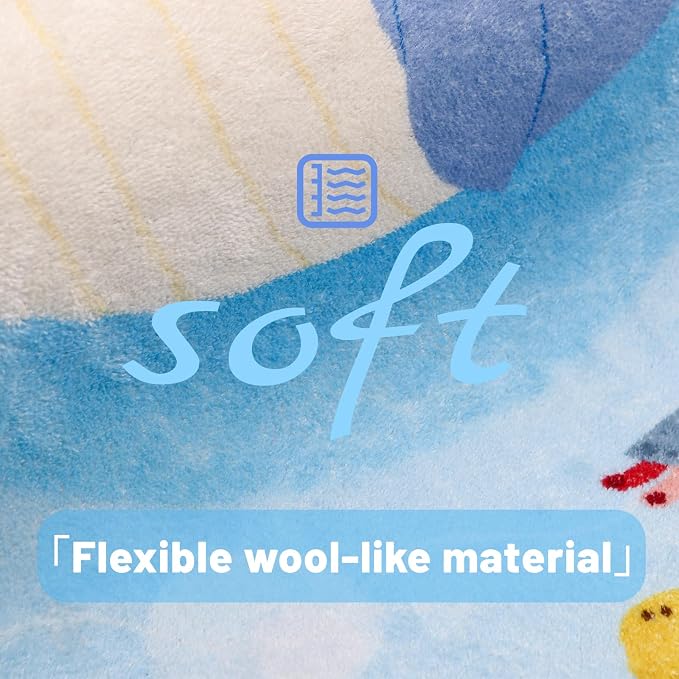 Soft Round ABC Rug for Kids Room,4 ft Washable Circle Rug,Non-Slip Whale Alphabet Kids Rug Carpet for Playroom Bedroom Kids Room Decor