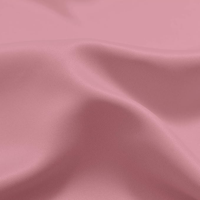 Yakamok Ombre Curtains Pink and Greyish White for Living Room,52Wx63L | Room Darkening Curtains 63,Thermal Insulated Gradient Color Drape,Light Blocking Grommet Window Curtains for Bedroom,2 Panels