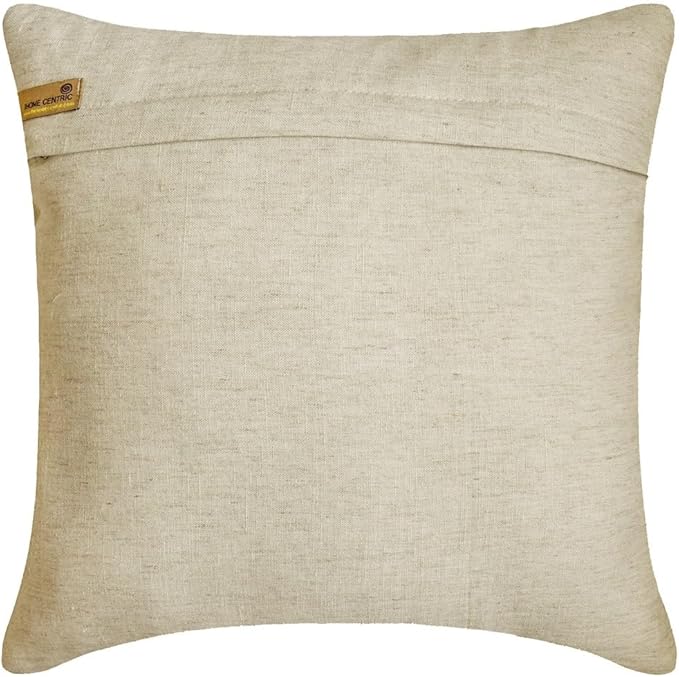 The HomeCentric Decorative Pillow Cover, Grey Pack of 2, 18"x18" (45x45 cm) Throw Pillows, Velvet Patchwork Throw Pillows for Couch, Striped Modern Style Easter - Velvet Band Grey