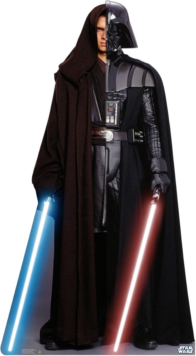 Cardboard People Anakin Skywalker/Darth Vader Life Size Cardboard Cutout Standup - Star Wars Prequel Trilogy