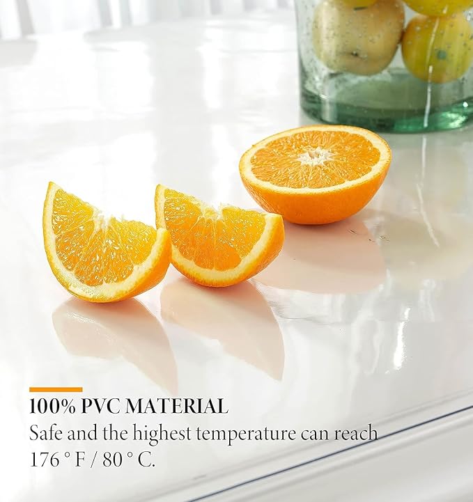 Deep Dream 1.5mm Clear Desk Cover Protector, 40×94 Inch Clear Table Cover, Desk Mat, Tablecloth Protector Rectangle, Table Protector for Dining Room Table