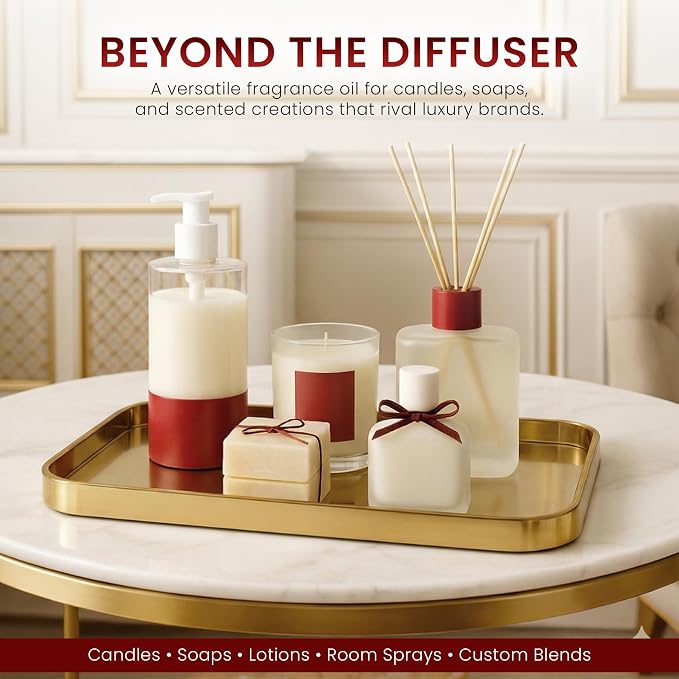 Aroma Country Rouge Royale Luxury Diffuser Oil Refill (8.5 Fl Oz) | Hotel-Inspired • Long-Lasting Home Fragrance • for Aromatherapy, Reed Diffusers, Diffuser Machines & Room Sprays