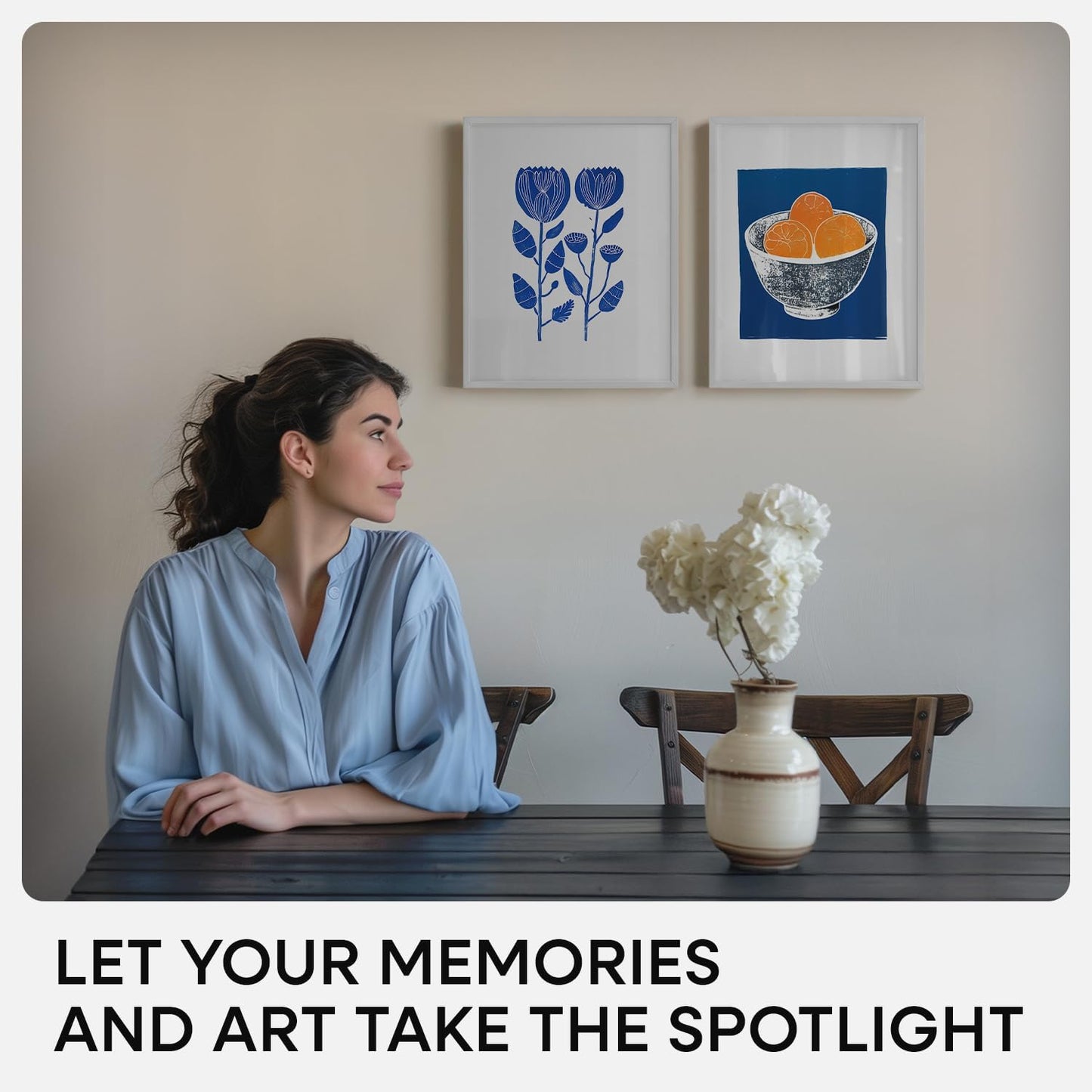 Homeforia 11x14 Picture Frame Silver, High End Metal 11x14 Frames with Mat 8x10, 11 x 14 Silver Poster Frame Matted to 8 x 10 inch Photo, 11by14 Thin Hanging Frames, Tempered Glass, Wall Kit, Set of 1