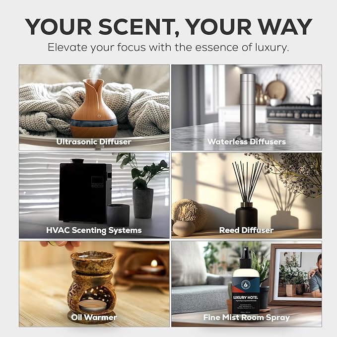Aroma Country Ritzy Hotel Luxury Diffuser Oil Refill (4 Fl Oz) | Hotel-Inspired • Long-Lasting Home Fragrance • for Aromatherapy, Reed Diffusers, Diffuser Machines & Room Sprays