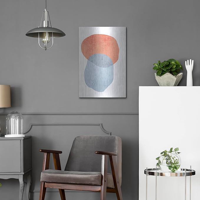 'Minimalist Geometric 7' by Irena Orlov, Metal Wall Art, 16"x24"