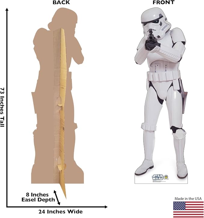 Cardboard People Stormtrooper Life Size Cardboard Cutout Standup - Star Wars Classics (IV - VI)
