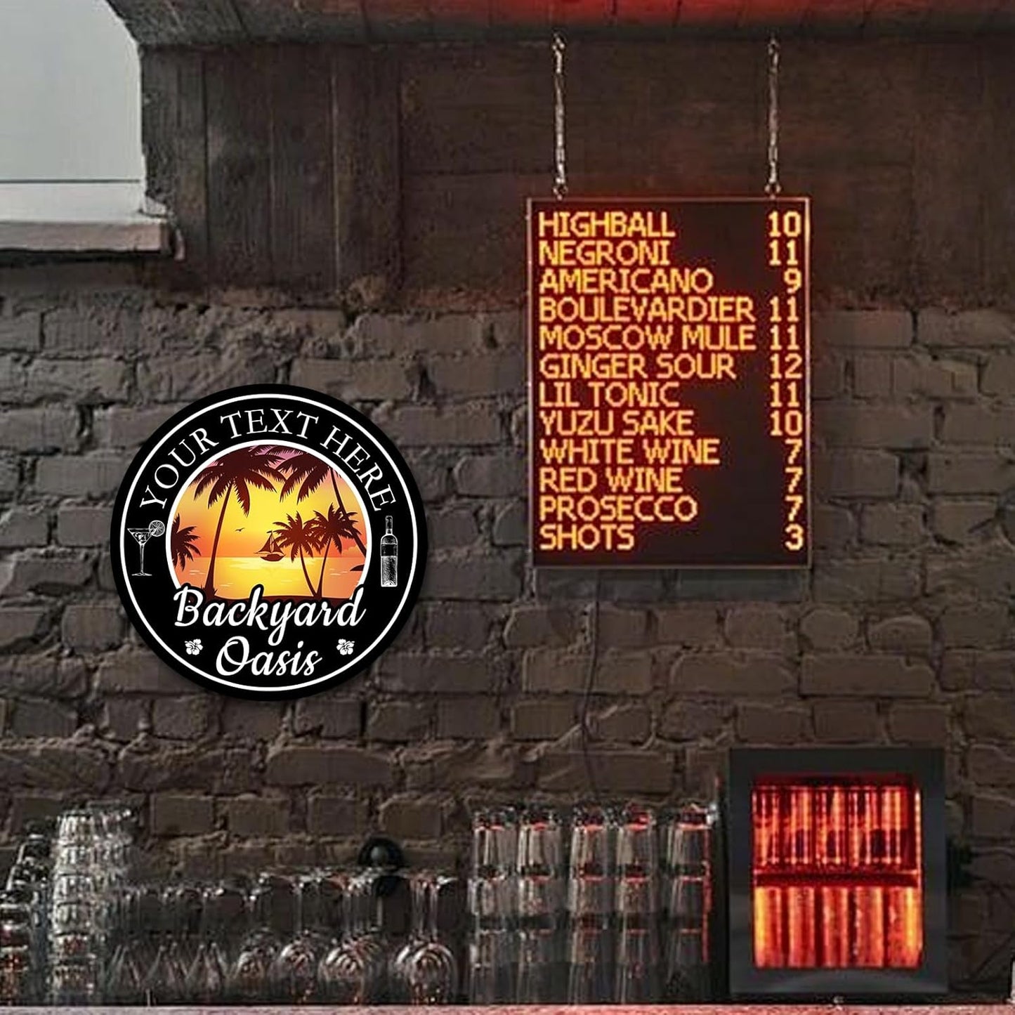 Personalized Metal Sign - Custom Name Wall Decor for Indoors/Outdoors, Last Name Sign 10-36 Inch, Rust-Proof Steel, Perfect Housewarming & Wedding Gift - MADE IN USA