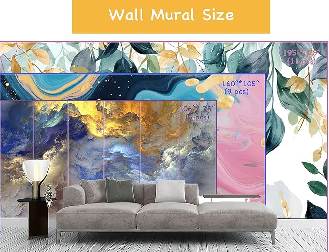 Pink Orange Cream Yellow Black Oil Paint Graffiti Abstract Wall Mural Peel and Stick Art Wallpaper Self Adhesive Removable Mural Large Foil Wall Decor Print Picture