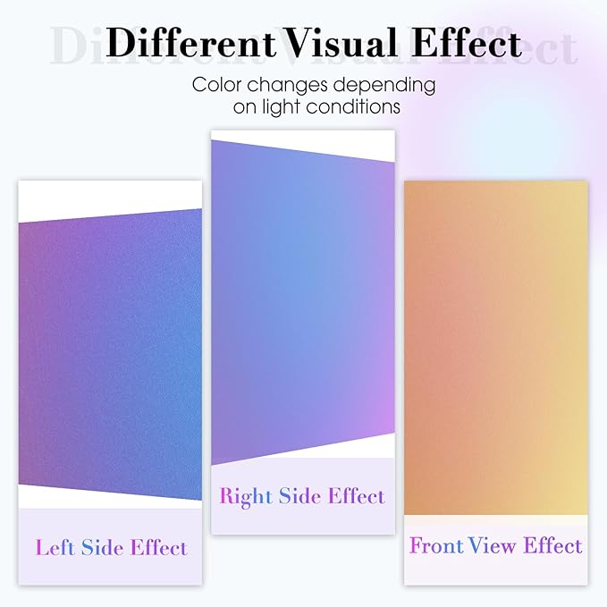 Coavas Stained Glass Window Privacy Film Rainbow Frosted Decorative Static Clings, Opaque Iridescent Prism Window Decals, Sun Blocking Anti-Glare Door Coverings(23.6 x 157.5 Inch, Colorful)