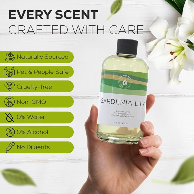 Aroma Country Kevra Luxury Diffuser Oil Refill (8.5 Fl Oz) | Hotel-Inspired • Long-Lasting Home Fragrance • for Aromatherapy, Reed Diffusers, Diffuser Machines & Room Sprays