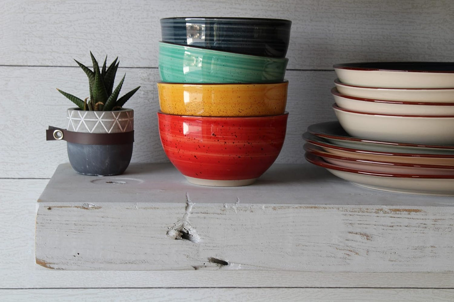 Urban Legacy Reclaimed Barn Joist Deep Floating Shelves | Deep Shelves with Low Profile Shelf Bracket with High Weight Capacity, Set of 2 (48" x 11" x 2.5", Rustic Gray)