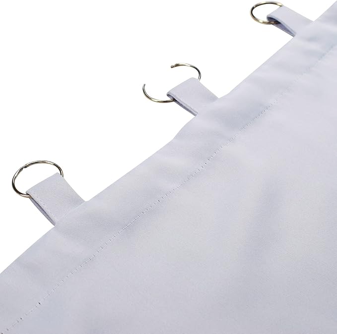 ENJOYBRIDAL Blackout Curtain Liner 50x80 Inch for 84 Inch Curtains, Thermal Insulated Drape Liner with 16 Rings, Room Darkening & Privacy Protection Curtain Liner