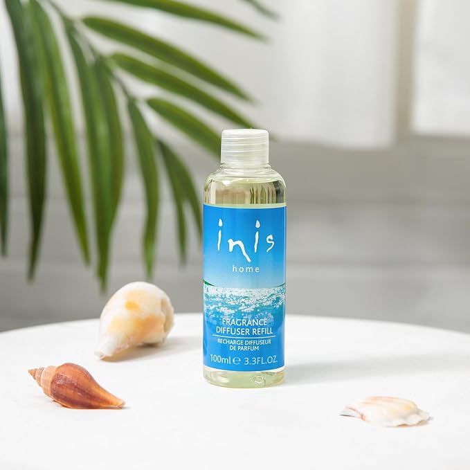 Inis the Energy of the Sea - Reed Diffuser Oil Refill, 3.3 fl oz | Ocean Fresh Reed Diffuser Oil Refill, Long Lasting Aquatic Home Fragrance