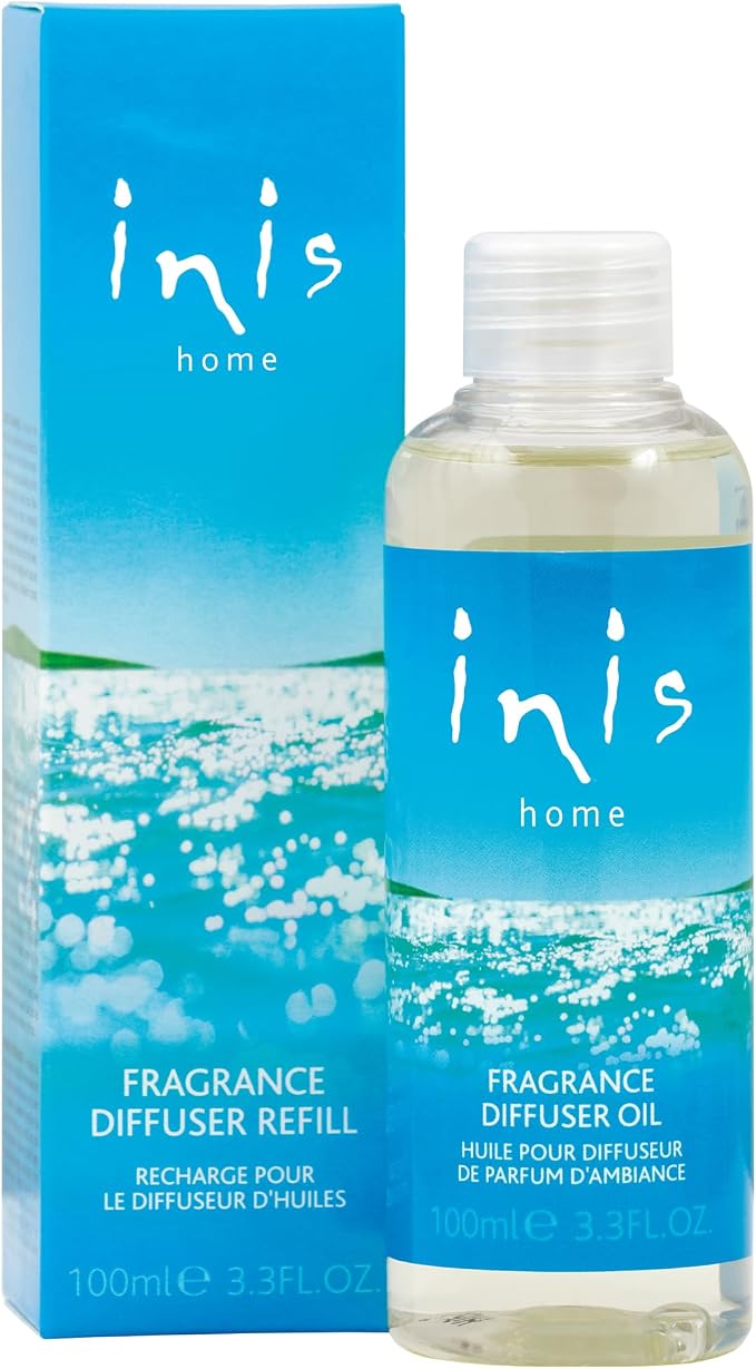 Inis the Energy of the Sea - Reed Diffuser Oil Refill, 3.3 fl oz | Ocean Fresh Reed Diffuser Oil Refill, Long Lasting Aquatic Home Fragrance