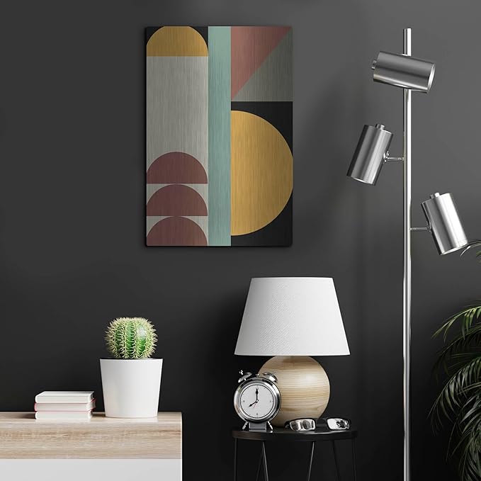 'Abstract Geometric 3' by Gary Williams, Metal Wall Art, 16"x24"