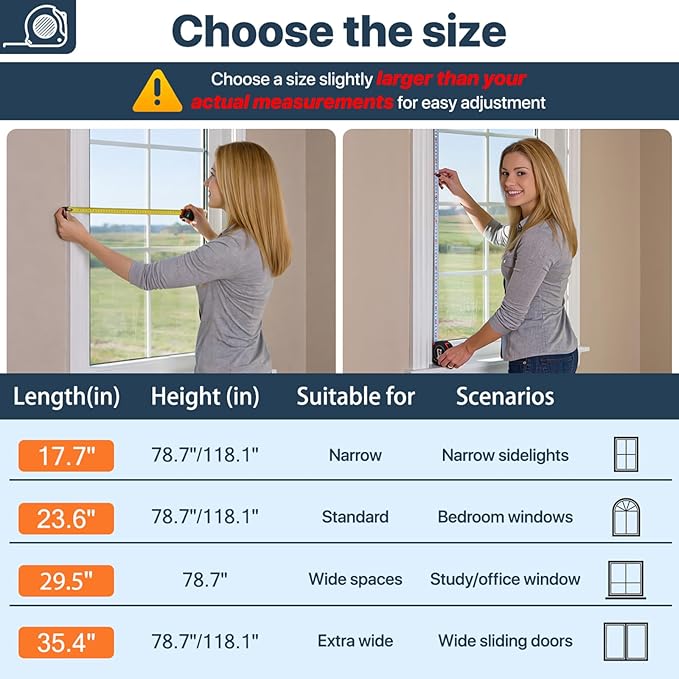 Bloss One Way Privacy Window Film, Reflective Window Tint for Home, Daytime Privacy Film See Out Not in, Sun Blocking Anti UV Windows Coverings with 3 Tools (Black Silver, 35.4"x118.1")