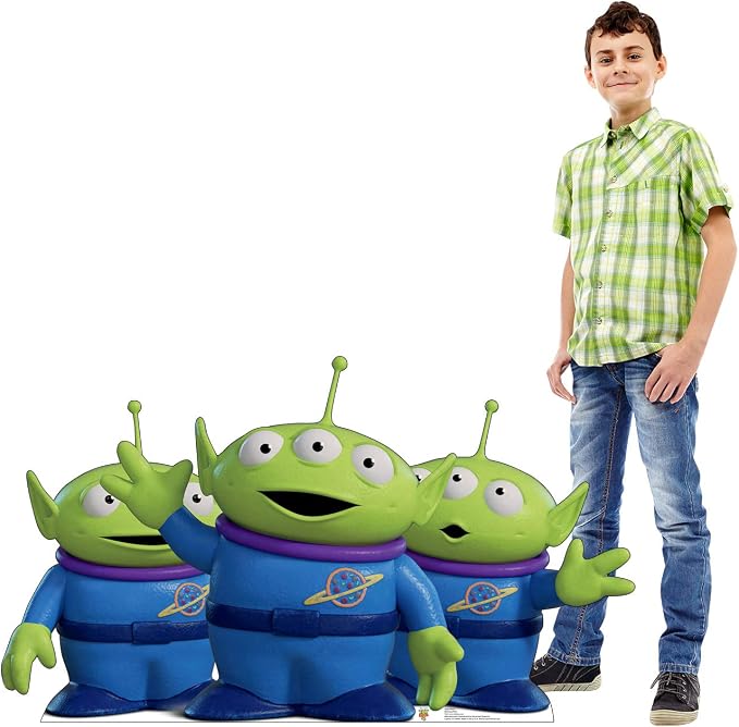 Cardboard People Aliens Life Size Cardboard Cutout Standup - Disney Pixar Toy Story 4 (2019 Film)