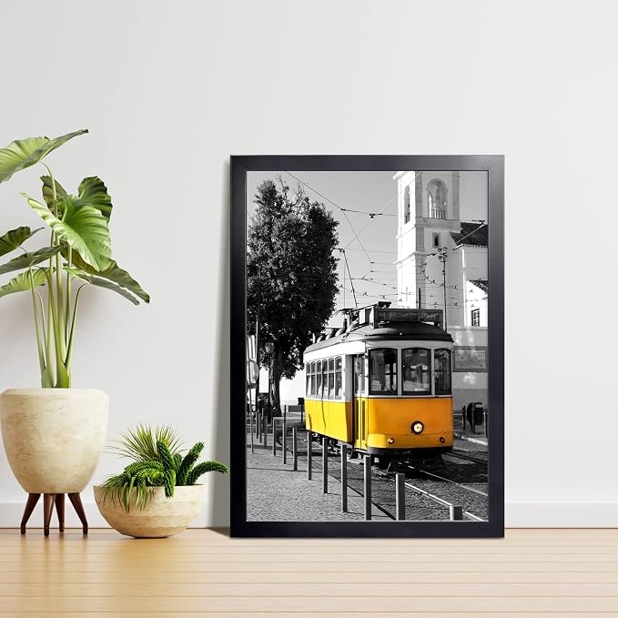 LaVie Home 19.7x27.6 Picture Frame Black, Puzzles Frame for Wall Decoration, Classic Black Minimalist Style Suitable for Decorating Houses, Offices, Hotels, Puzzles Posters Photos or Artwork（1 Pack）