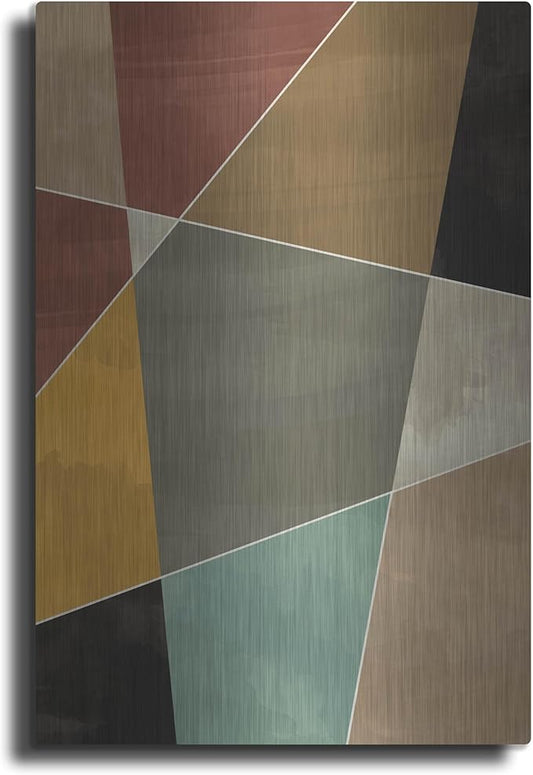 'Abstract Geometric 7' by Gary Williams, Metal Wall Art, 16"x24"