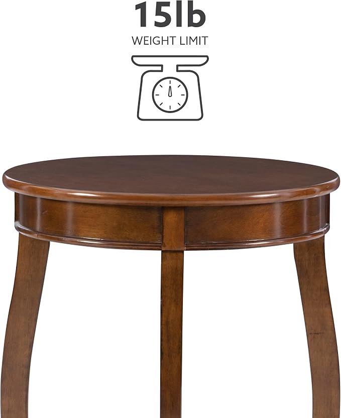 Powell Furniture Powell Hazelnut Round Shelf Table,, 18"L x 18"W x 24"H